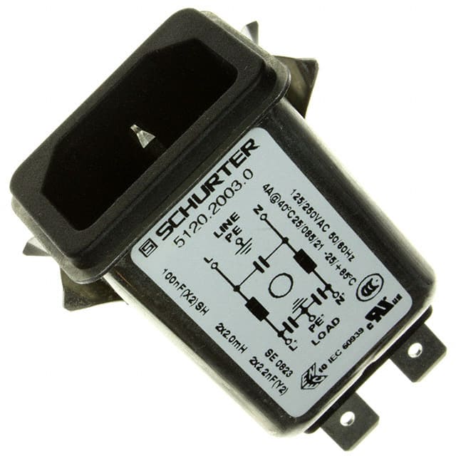 5120.2003.0 SCHURTER Inc.  Moduli di ingresso alimentazione (PEM)